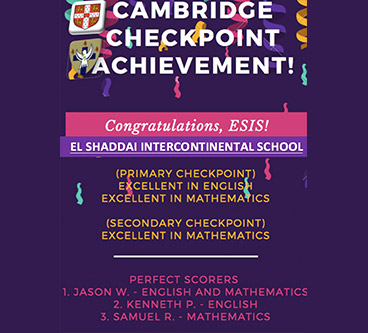 ERA IGCSE - Cambridge Checkpoint tests are available in English,  Mathematics and Science. Checkpoint is not a formal qualification with a  certificate, although a Statement of Achievement is produced. It is a