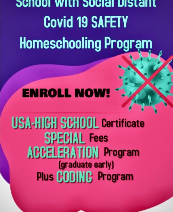 Homeschooling Program – Covid 19 Safety
